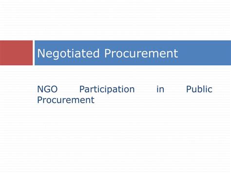 For Public Bidding/Negotiated Procurement .